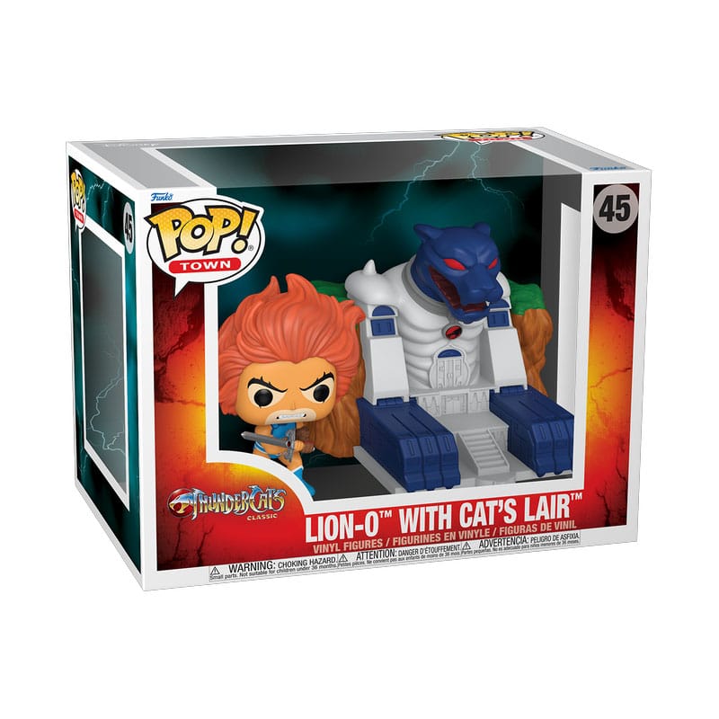 Φιγούρα Funko Pop! Town Television: Thundercats – Lion-O with Cat’s Lair #45