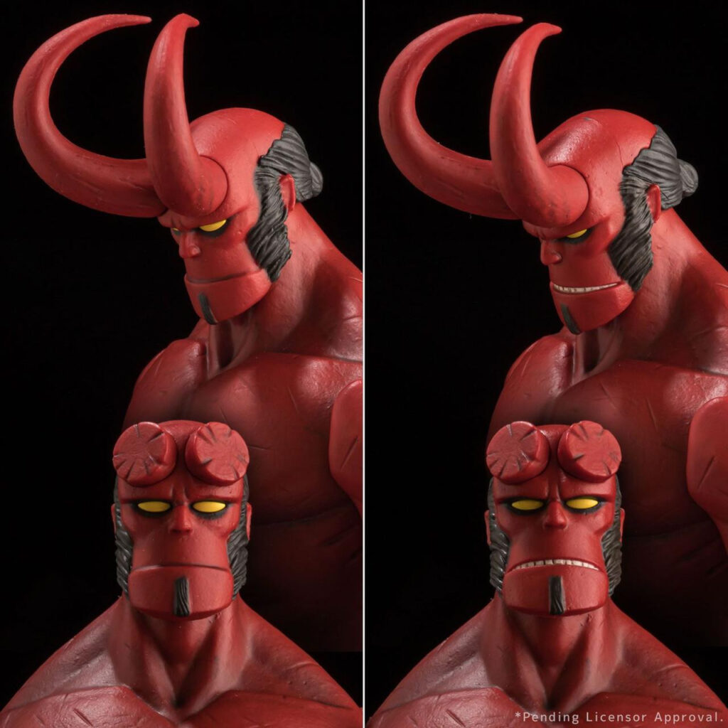 1000toys Action Figure:Hellboy 1/12 Hellboy 30th Anniversary Edition 19 cm