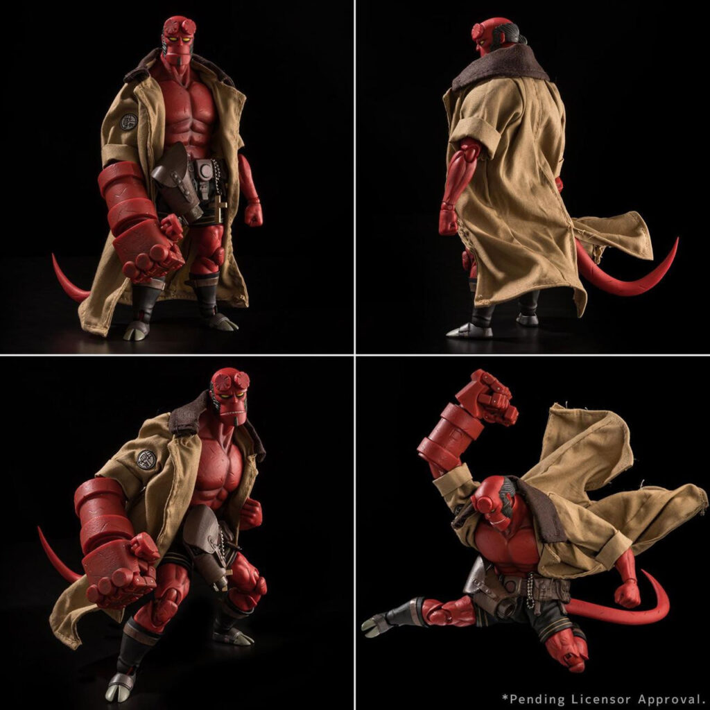 1000toys Action Figure:Hellboy 1/12 Hellboy 30th Anniversary Edition 19 cm