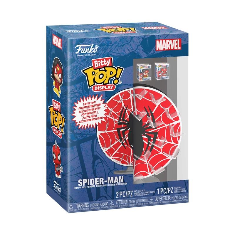 Φιγούρες Funko Bitty POP! Marvel- Spider-Man's Web Display Shelf (Contains 2 Bitty POP!)