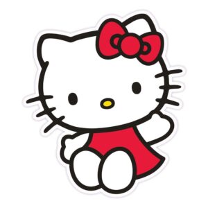Hello Kitty Red Dress Μαξιλάρι (36cm)