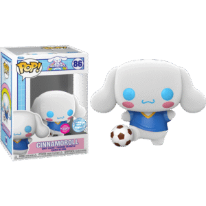 Φιγούρα Funko Pop! Sanrio: Hello Kitty – Cinnamoroll with Soccer Ball - Flocked-Special Edition #86