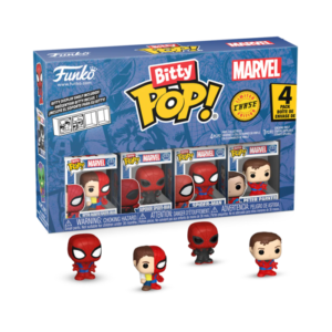 Φιγούρες Funko Bitty Pop!Marvel:Spider-Man - Parker Split, Superior Spider-Man, Spider-Man & Chase Mystery 4-Pack