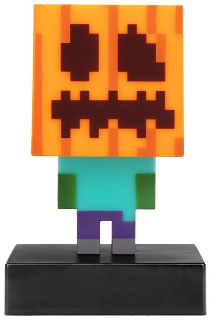 Φωτιστικό Games: Minecraft - Carved Pumpkin Zombie-Halloween - Icons 11 cm