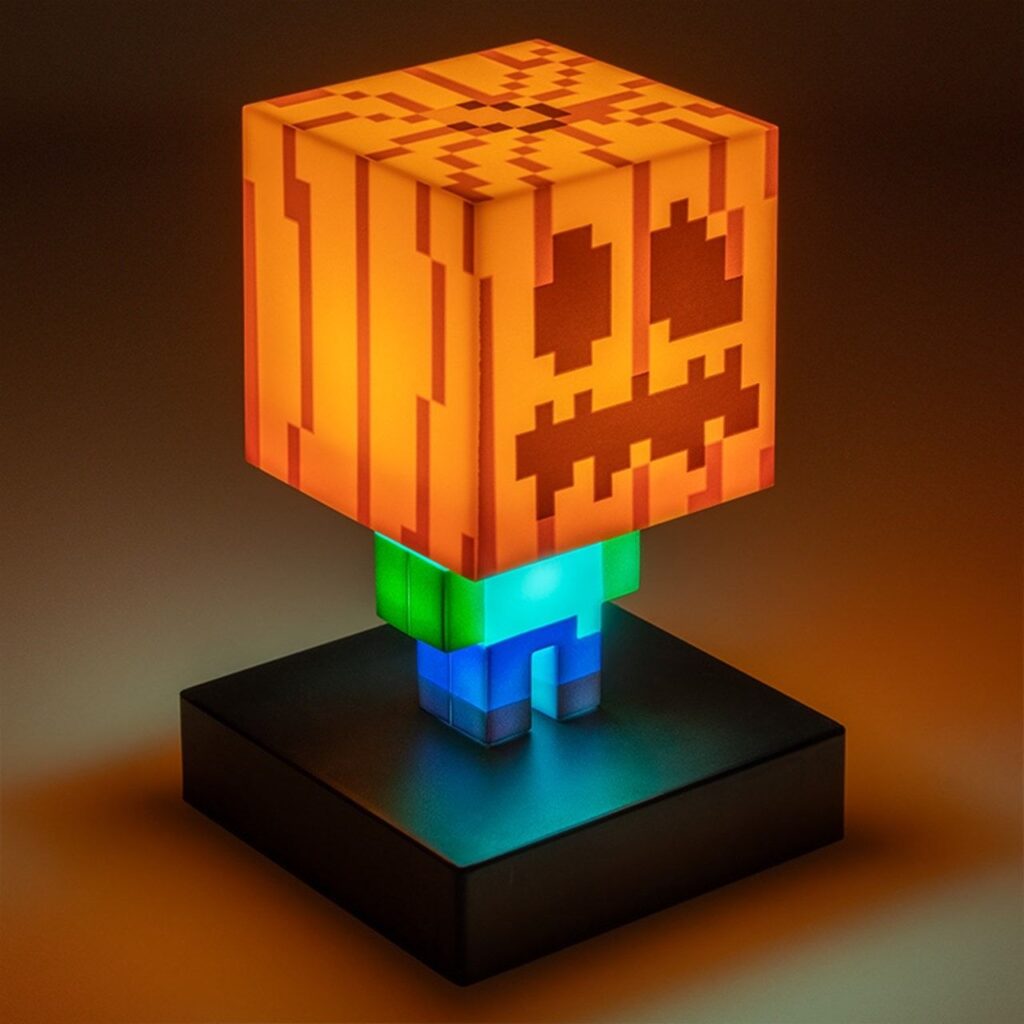 Φωτιστικό Games: Minecraft - Carved Pumpkin Zombie-Halloween - Icons 11 cm
