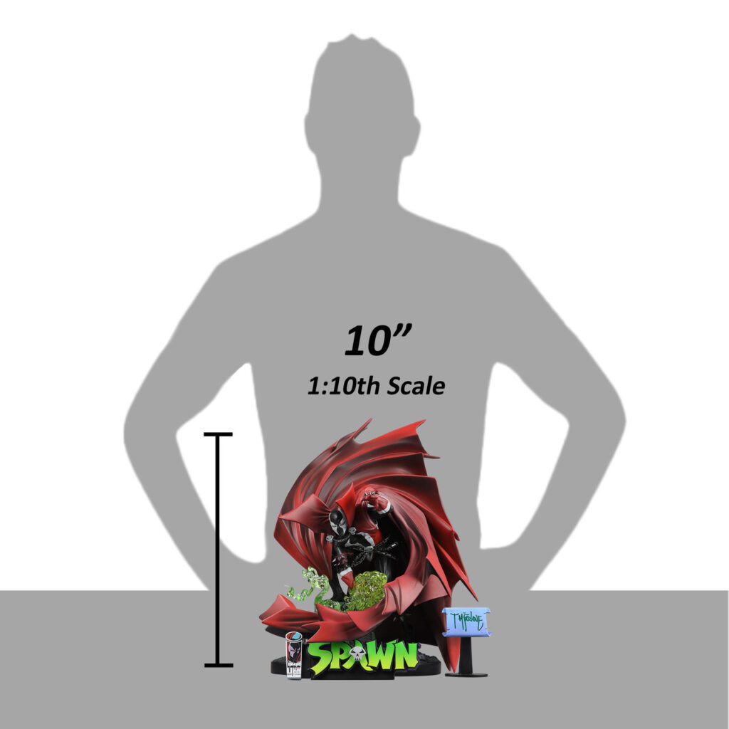 McFarlane Toys Spawn: Black & White & Red All Over Resin Statue