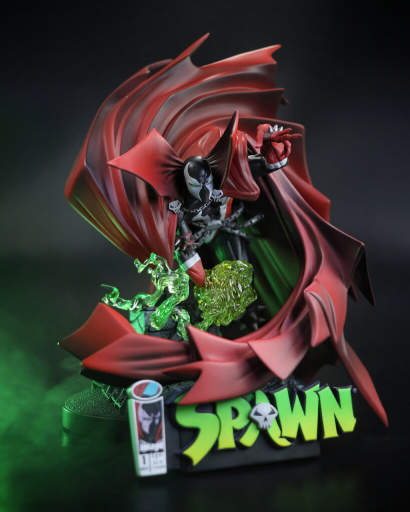 McFarlane Toys Spawn: Black & White & Red All Over Resin Statue