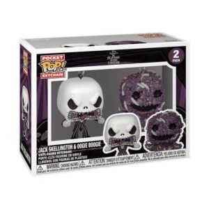 Funko Pocket POP! Μπρελόκ Disney: Nightmare Before Christmas - Jack & Oogie 2-Pack Figures