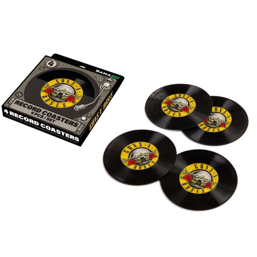 Σετ Σουβέρ Guns n' Roses logo - Coasters Set 4 Pack