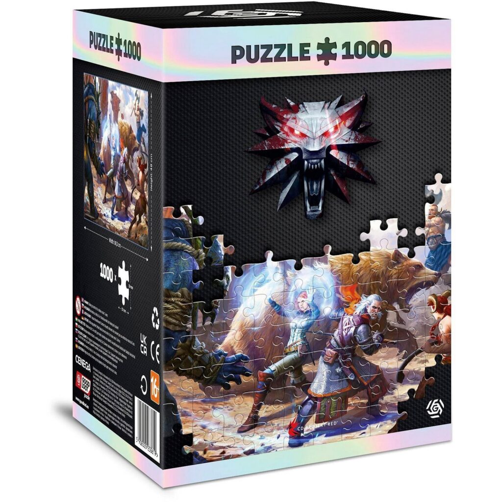 The Witcher III: Wild Hunt Gaming Puzzle Geralt & Triss in Battle (1000 pieces)