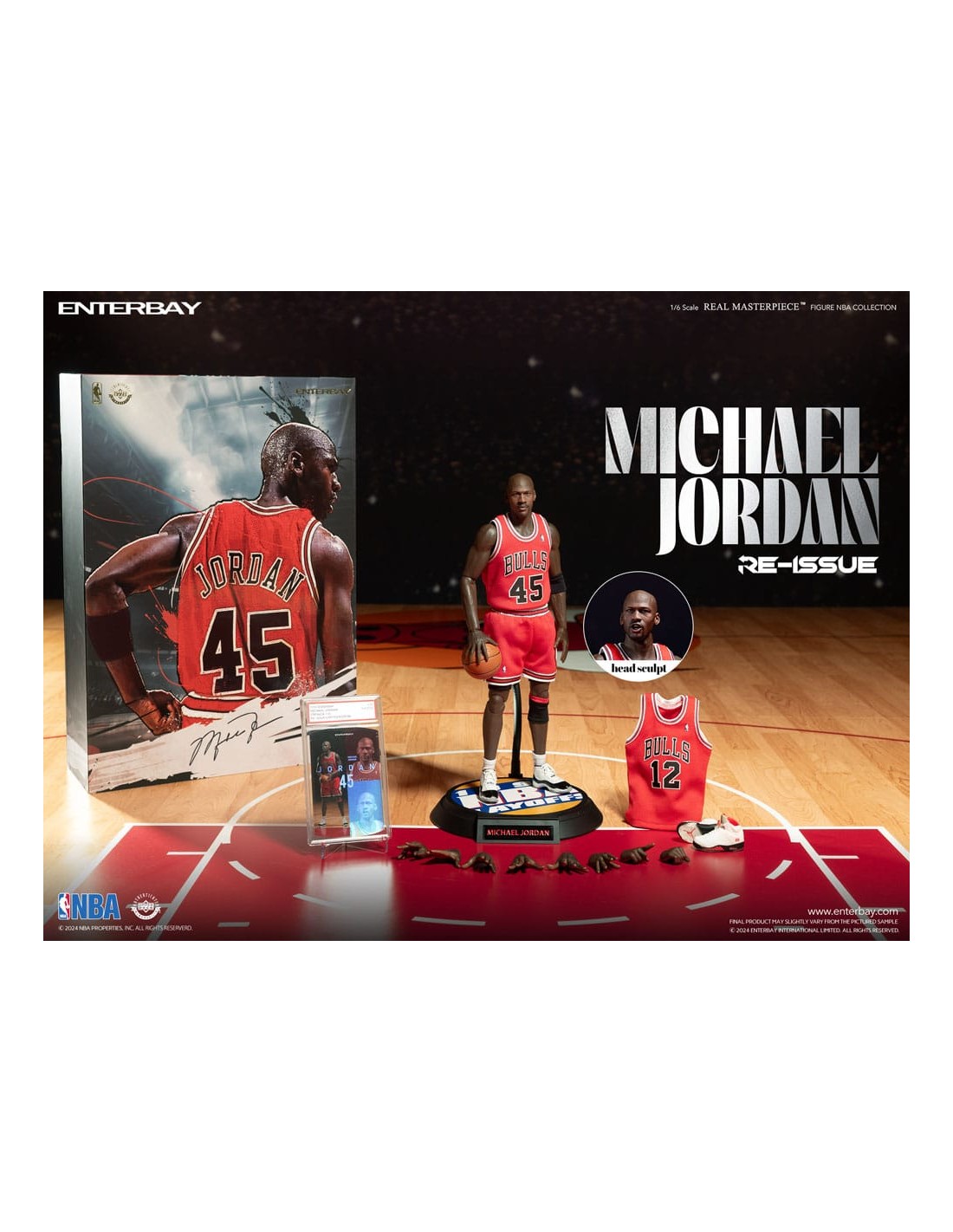 NBA Collection Michael Jordan -I’m Back Edition Limited- 1/6. Enterbay ...