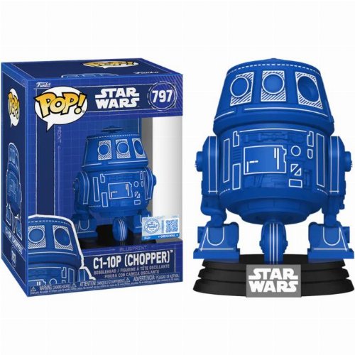 Φιγούρα Funko POP! Star Wars -C1-10P (Chopper) (Blueprint) #797 (Exclusive)