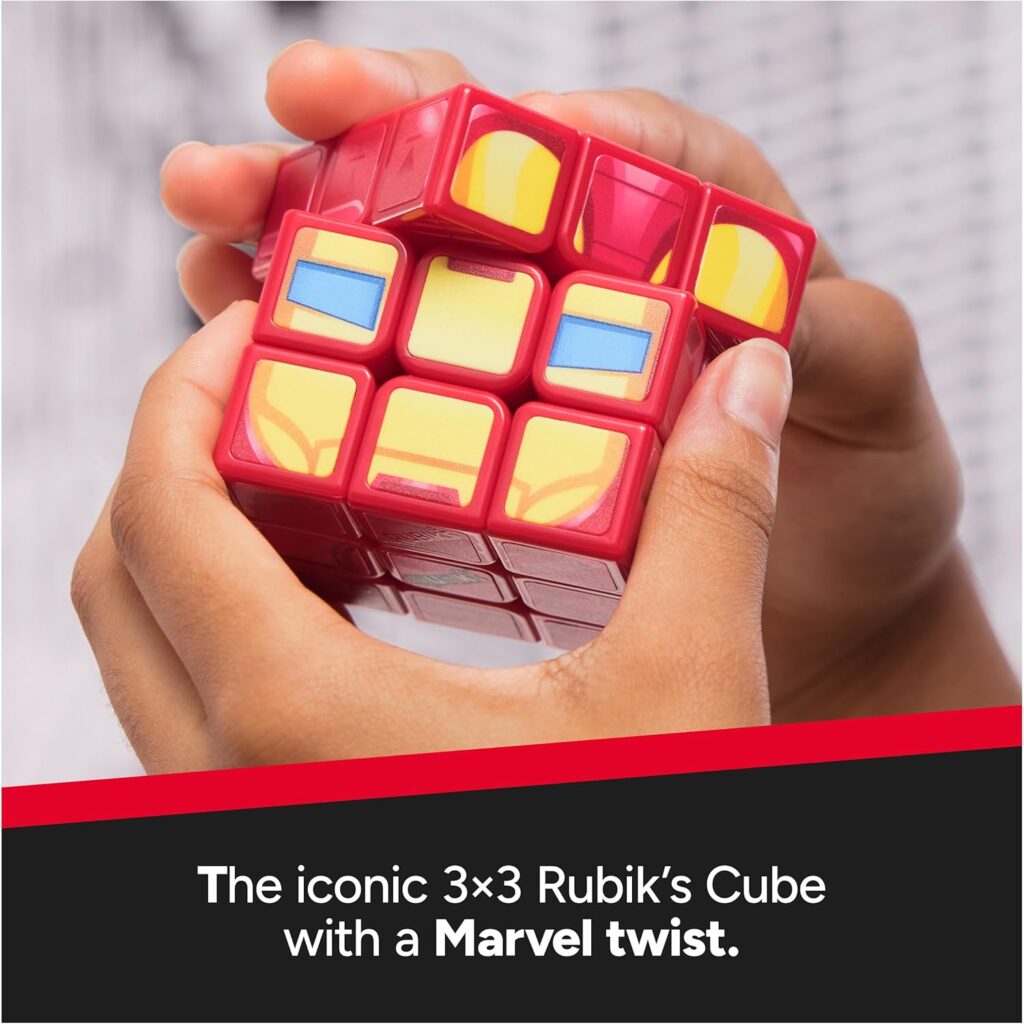 Spin Master:Rubik's Cube Heroes 3X3 Iron Man Cuber