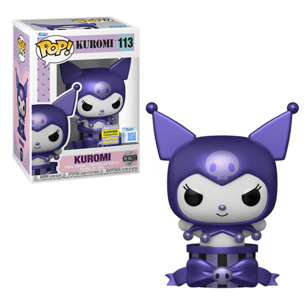 Φιγούρα Funko POP! Sanrio: Hello Kitty and Friends - Kuromi Metallic-SDCC 2025 Exclusive #113