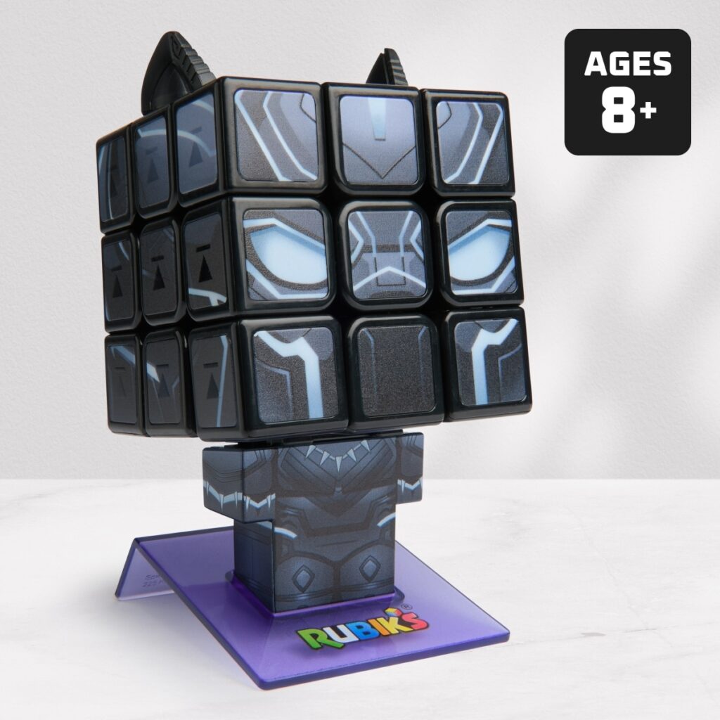 Spin Master:Rubik's Cube Heroes 3X3 Black Panther