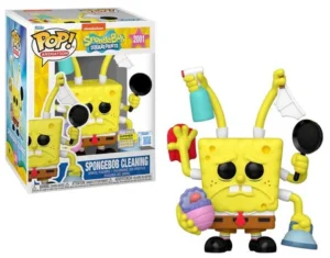 Funko POP! Premium:Animation: Spongebob SquarePants - Spongebob Cleaning - SDCC 2025 Exclusive #2001