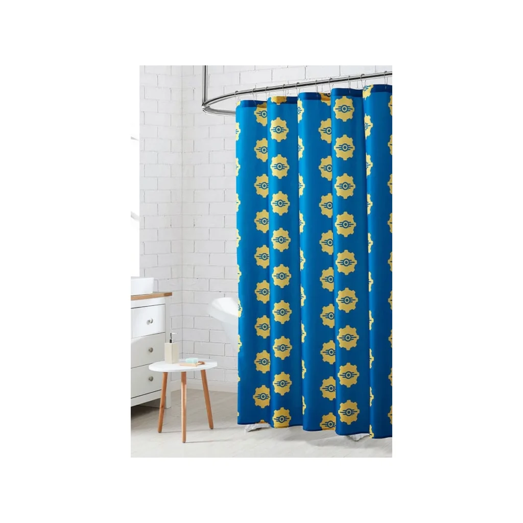 Official - Fallout Vault Tec Logo Shower Curtain 71x72