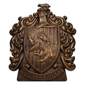 Monograma Harry Potter Hufflepuff Crest Logo PVC Money Bank 20 cm