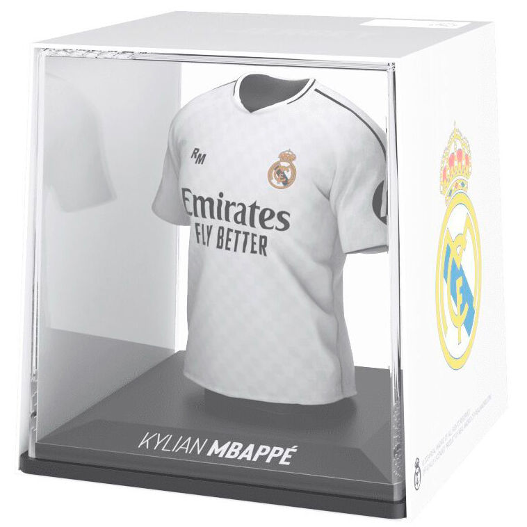 My Jersey - Kylian Mbappe (Real Madrid Home 2024/25) Υπογεγραμμένη Ρέπλικα Jersey (9cm)
