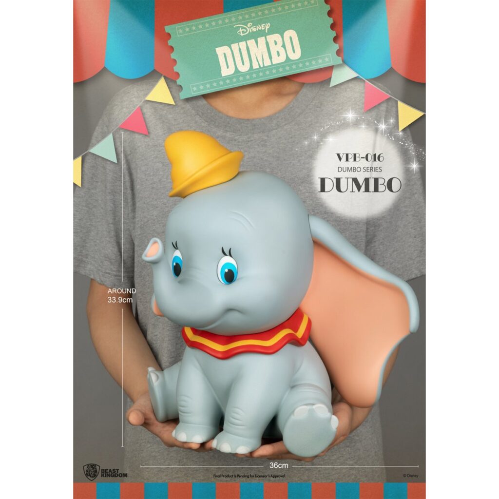 Disney Piggy Vinyl Bank Functional Dumbo 34 Cm