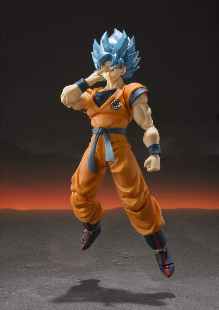 S.H. Figuarts:Dragon Ball -Super Saiyan Blue Son Goku Action Figure 14 cm
