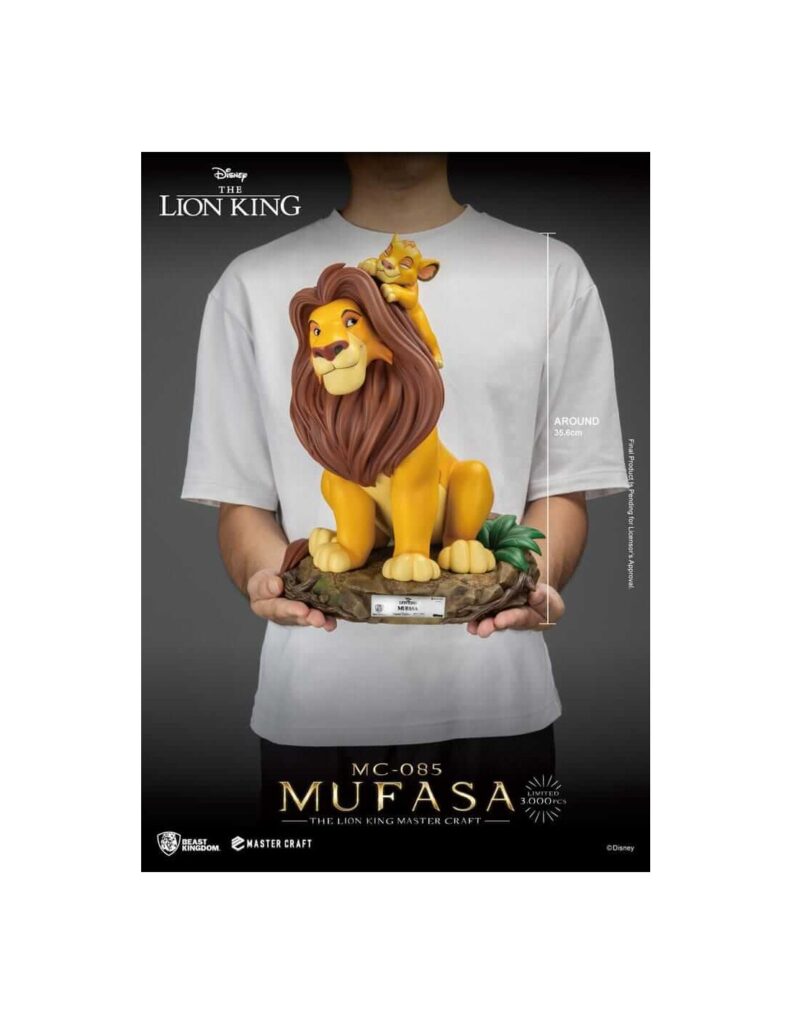 Beast Kingdom-Disney: Master Craft - The Lion King Mufasa Φιγούρα Αγαλματίδιο (36cm)