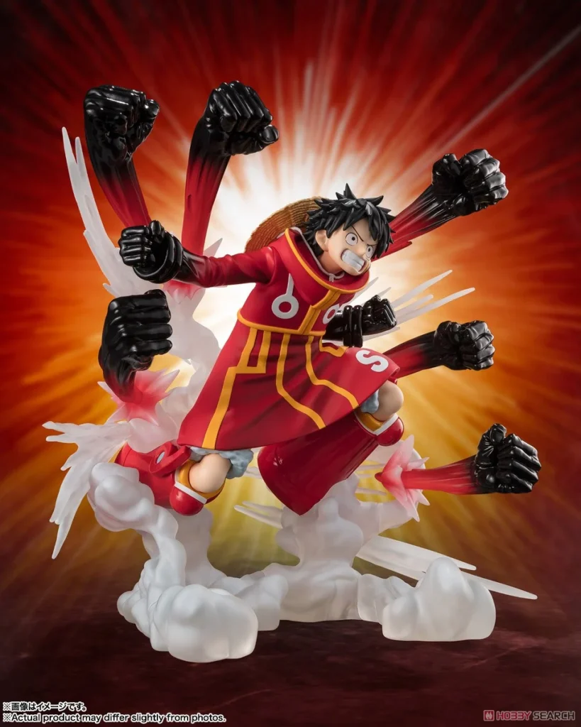 Figuarts ZERO:One Piece – Extra Battle Monkey D. Luffy-Gum Gum Hawk Gatling PVC Φιγούρα(19cm)