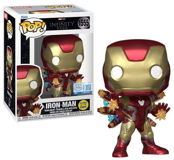Φιγούρα Funko POP! Infinity Saga - Iron Man with Beams GITD #1555 (Exclusive)