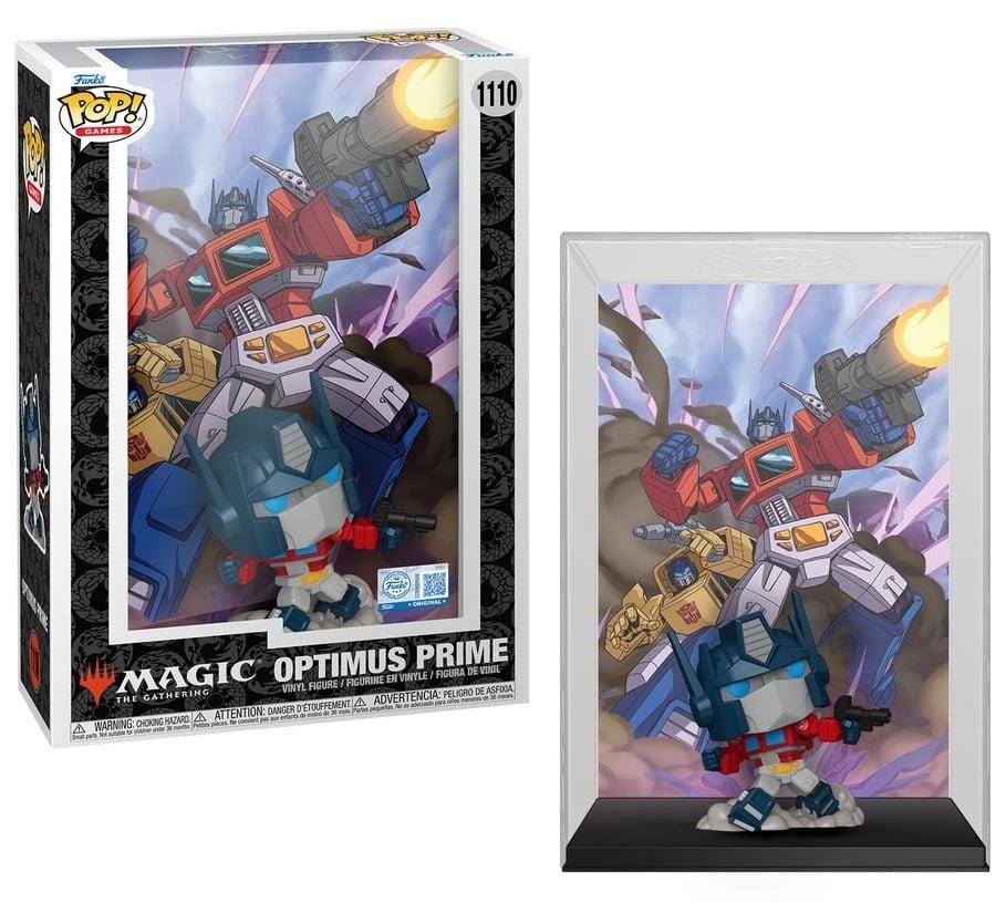 Φιγούρα Funko POP! Comic Covers: Transformers x Magic The Gathering - Optimus Prime #1110 (Exclusive)