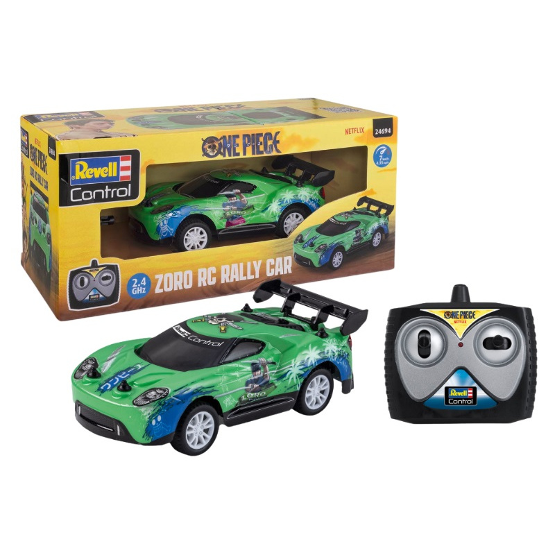 Revell:One Piece-Zoro Rally RC Vehicle 1/24 Car