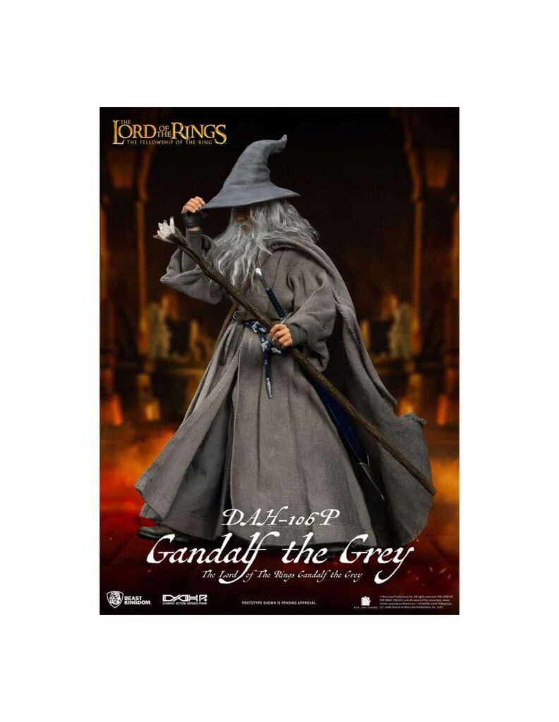 Beast Kingdom:The Lord of the Rings - Gandalf the Grey 1/9 Φιγούρα Δράσης (21cm)