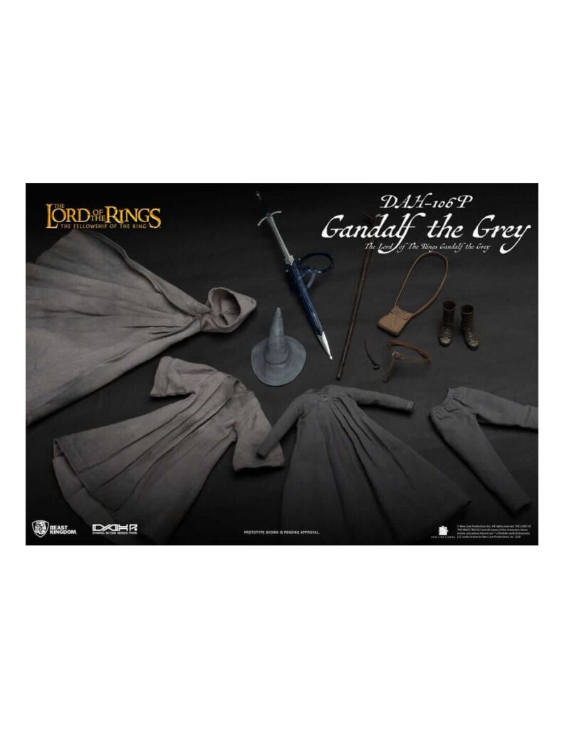 Beast Kingdom:The Lord of the Rings - Gandalf the Grey 1/9 Φιγούρα Δράσης (21cm)