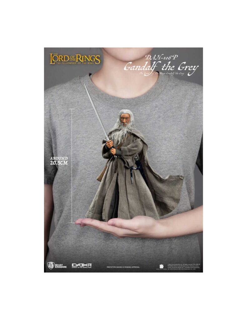Beast Kingdom:The Lord of the Rings - Gandalf the Grey 1/9 Φιγούρα Δράσης (21cm)