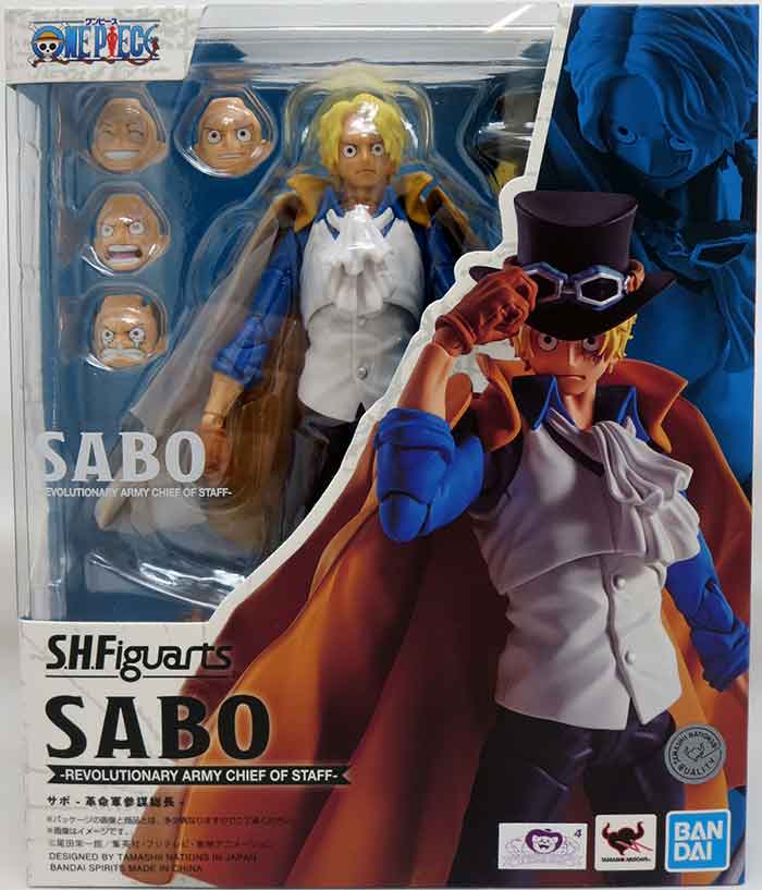 Bandai S.H.Figuarts:One Piece - Sabo Revolutionary Army Chief of Staff 6 Inch Action Figure