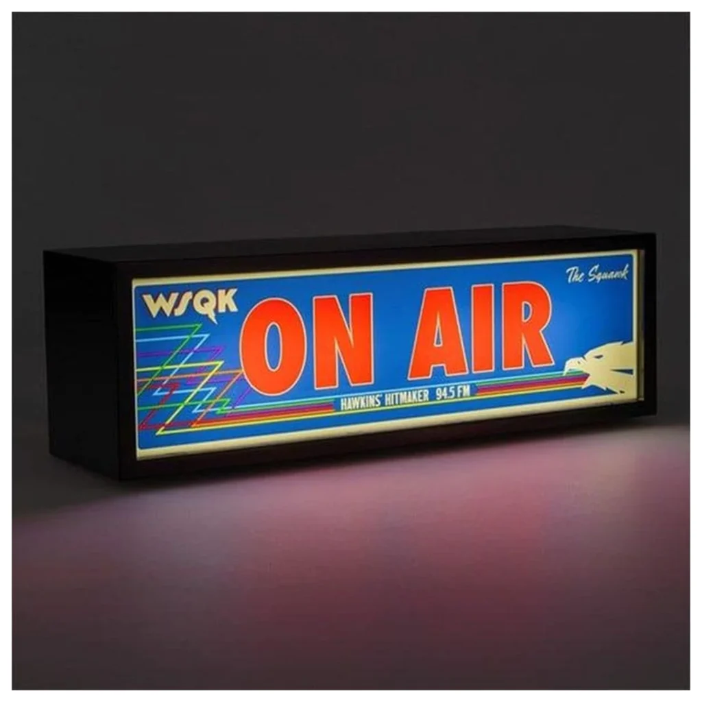 Paladone: Stranger Things 5 WSQK On Air Light