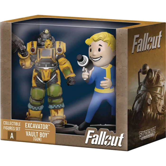 Fallout - A Excavator & Vault Boy (Gun) 2-Pack Φιγούρες (7cm)