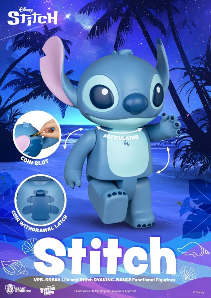 Lilo & Stitch - Lilo & Stitch Syaking Bang Vinyl Bank Stitch 30 cm