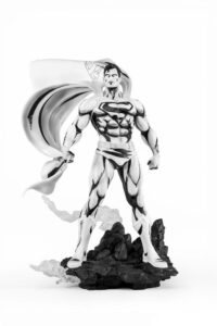 Pure Arts DC Comics:Superman Black & White SDCC 2024 Exclusive 1/8 Statue Figure (30cm)