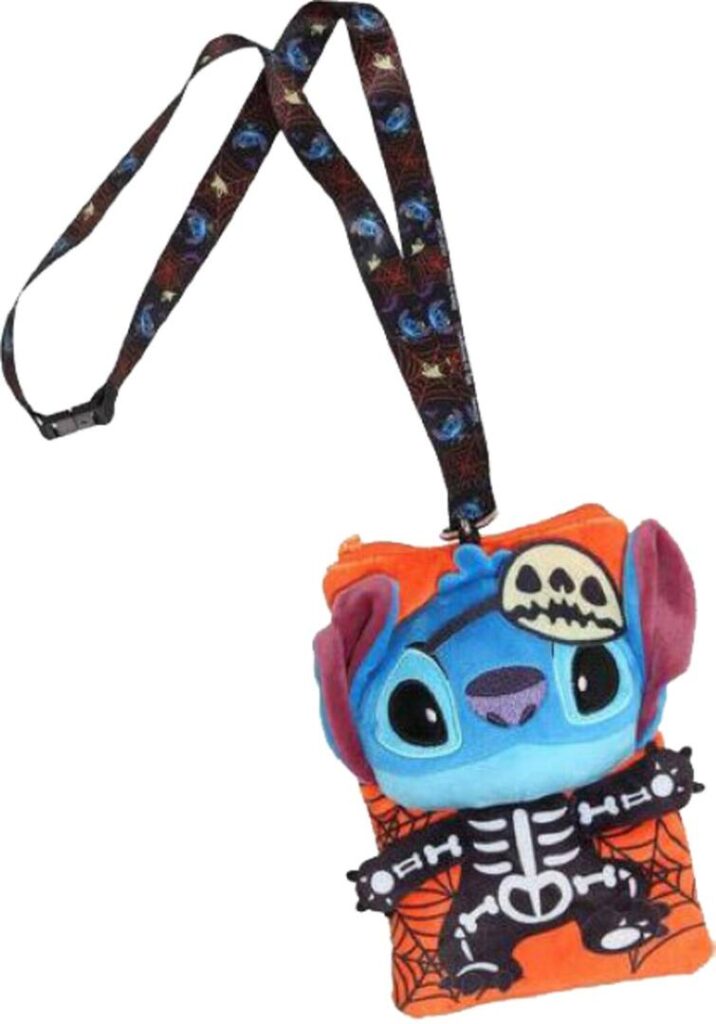 Monogram:Disney - Lilo & Stitch Lanyard Stitch Skeleton with Card Holder - Collectibles