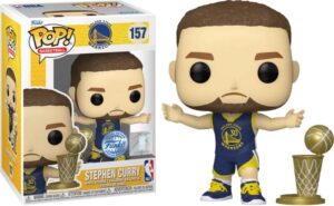 NBA Basketball WARRIORS - POP NBA N° 157 - Steph Cury with trophy