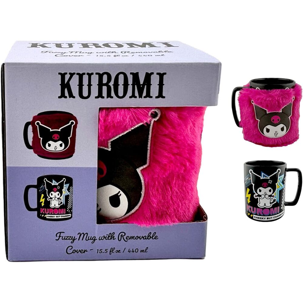 Κεραμική-Χνουδωτή Κούπα: Hello Kitty Sanrio - Kuromi (440ml)
