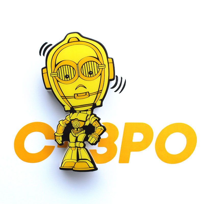 Star Wars - C-3PO 3D Light FX mini lamp