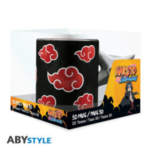 NARUTO SHIPPUDEN - Mug 3D handle - Shuriken Akatsuki