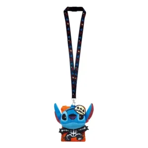 Monogram:Disney - Lilo & Stitch Lanyard Stitch Skeleton with Card Holder - Collectibles