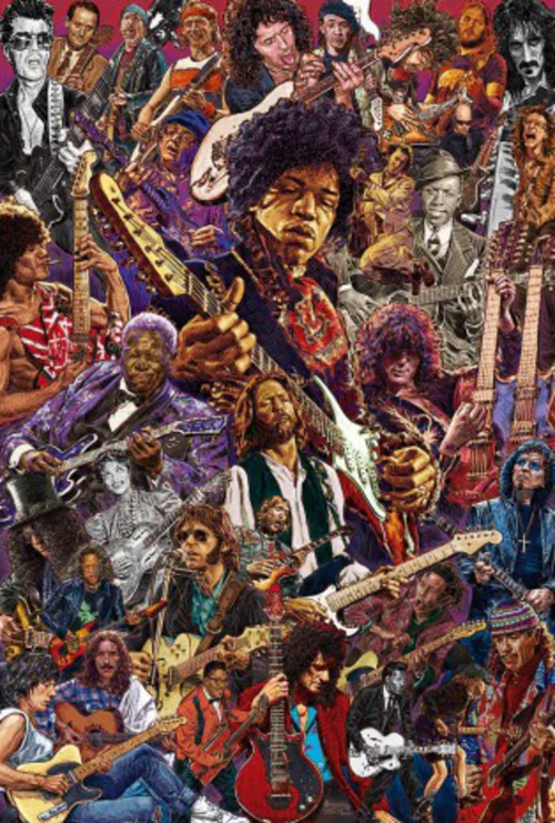Legendary Guitarists poster 91,5x61cm