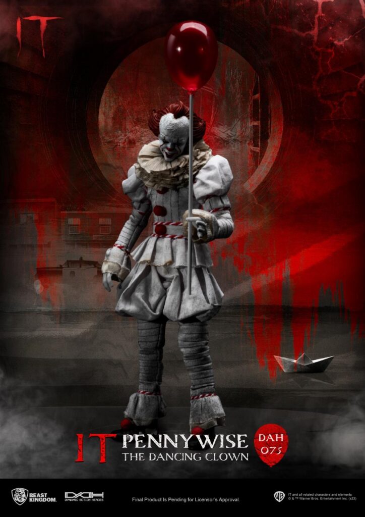 Beast Kingdom:IT - Pennywise - Dynamic Action Heroes 1/9 - 22cm
