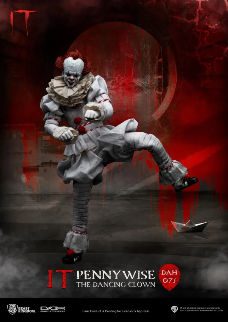 Beast Kingdom:IT - Pennywise - Dynamic Action Heroes 1/9 - 22cm