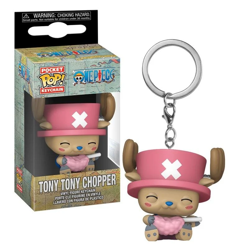 Funko Pocket POP! Keychain: One Piece - Chopper with cotton candy Figure