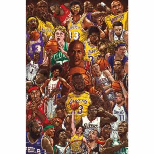 Basketball Superstars poster 91,5x61cm.