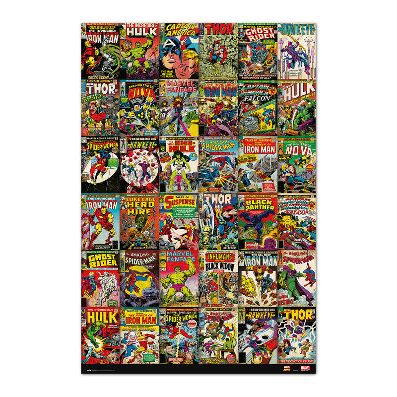 Marvel Comics poster 91,5x61cm.